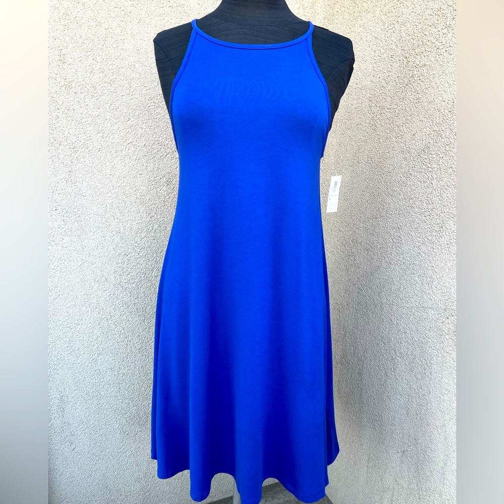 Old Navy sporty blue tank dress size Medium